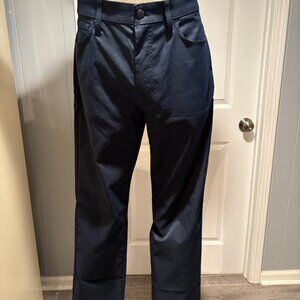 Men's J. Crew Tech Pants Dark Blue Size 36W x 32L NWT